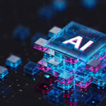 AI. Big data concept. 3D render